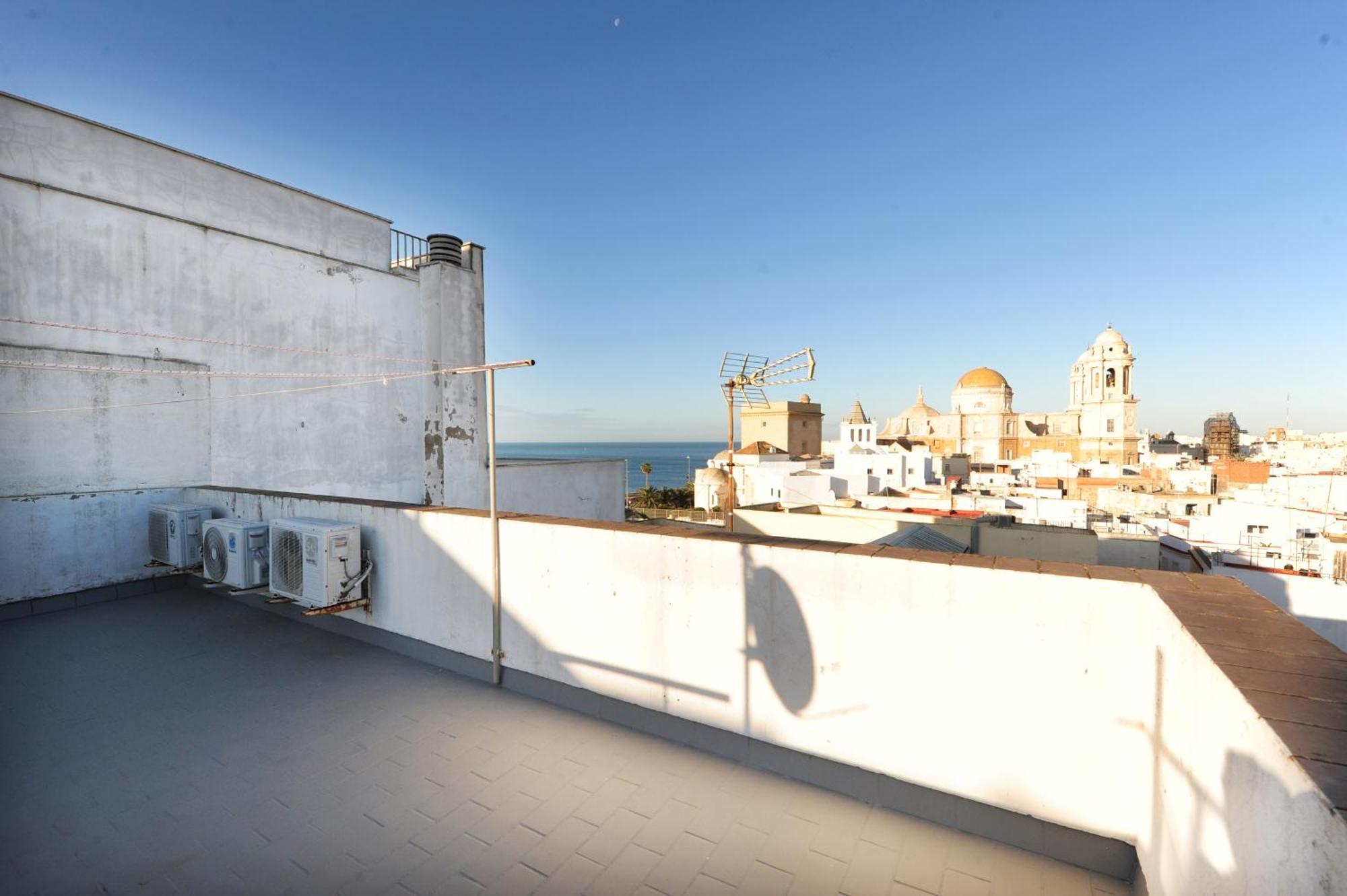 Atico Brisa Apartment Cadiz Bagian luar foto