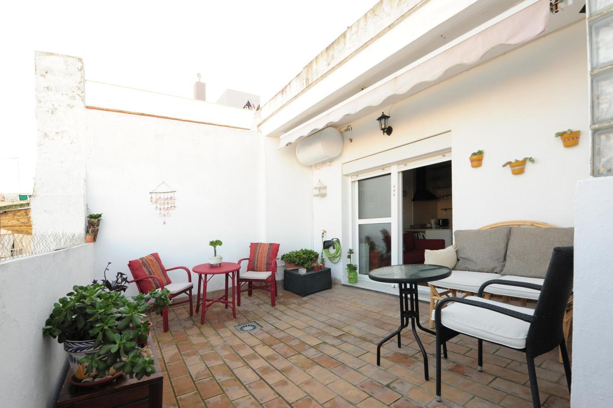 Atico Brisa Apartment Cadiz Bagian luar foto